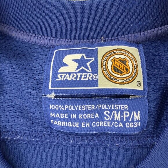 Starter Toronto Maple Leafs Blue Hockey Jersey Youth Size S/M - Picture 10 of 13